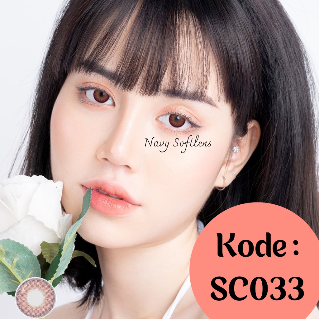 SC034 / Softlens Dark Brown /Softlens Murah / Softlens Free Air 60ml