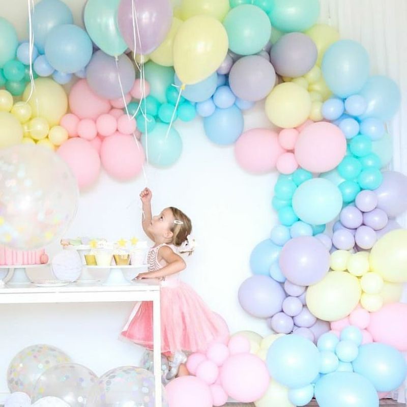 Balon Pastel Macaroon 10&quot; 10 inch doff macaroon decoration eceran tebal balloon party pesta Happy Birthday ulang tahun ultah hiasan hias dekor dekorasi HBD alat pesta murah ready stock offline balon malang grosir termurah malang murce Little Miss Sunshine