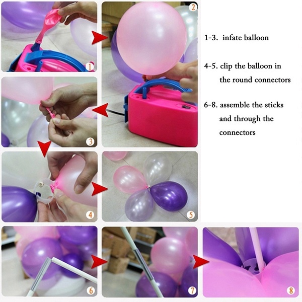 10pcs Klip Konektor Balon Untuk Dekorasi Natal