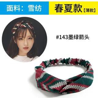 BANDO - BANDANA HEADBAND BAHAN KAIN CHIFFON / PENAHAN RAMBUT WANITA