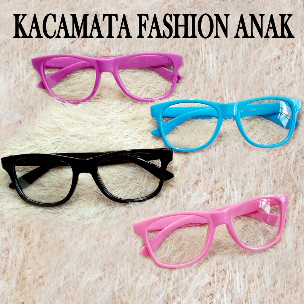 Kacamata anak perempuan dan laki laki kacamata fashion anak Eye Proteck Glasses Kids Design Korea