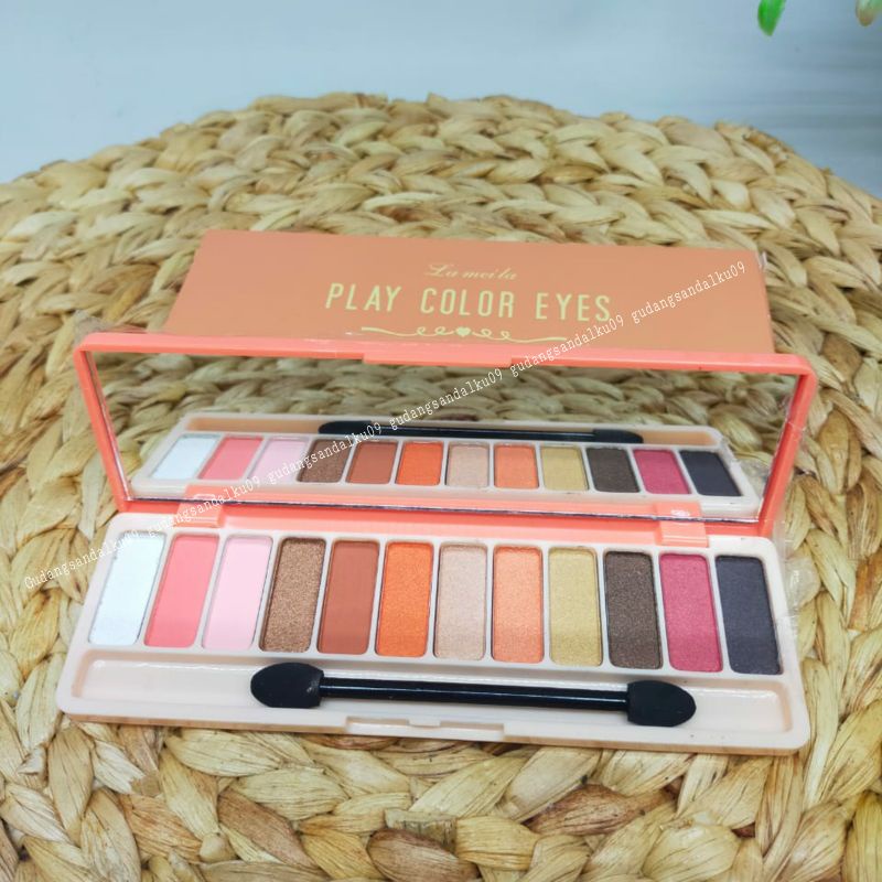 [ORI] 12 Warna Eyeshadow 12 Colour Palette Eyeshadow Nude Color Eyeshadow Termurah Make up Lameila