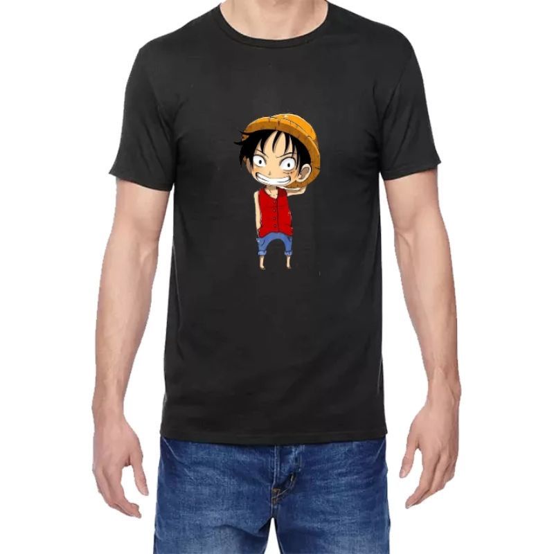 KAOS ANIME/KAOS ANIME ONE PIECE A4/KAOS LUFFY D'MONKEY/KAOS LUFFY ONE PIECE/KAOS ANIME JEPANG/KAOS J