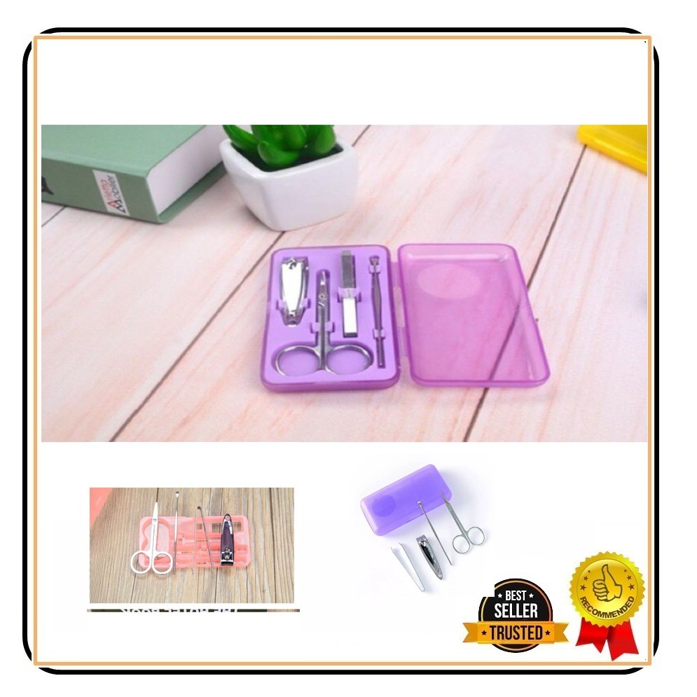 JY MANICURE SET 4PCS MANICURE PEDICURE SET GUNTING KUKU SET