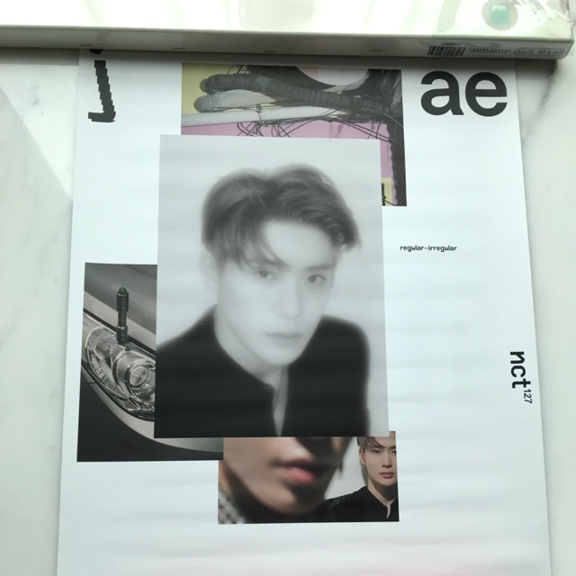 NCT 127 Regular Irregular Jaehyun poster (damaged)