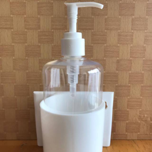 Botol 500 ml bening pump + Bracket