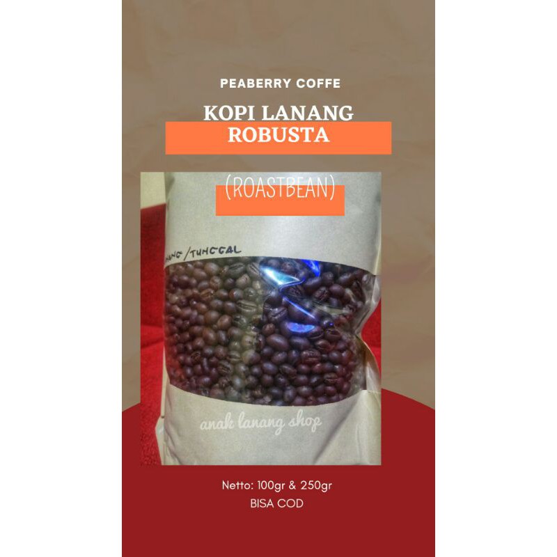 

Kopi Lanang (Roastbean) Robusta Temanggung