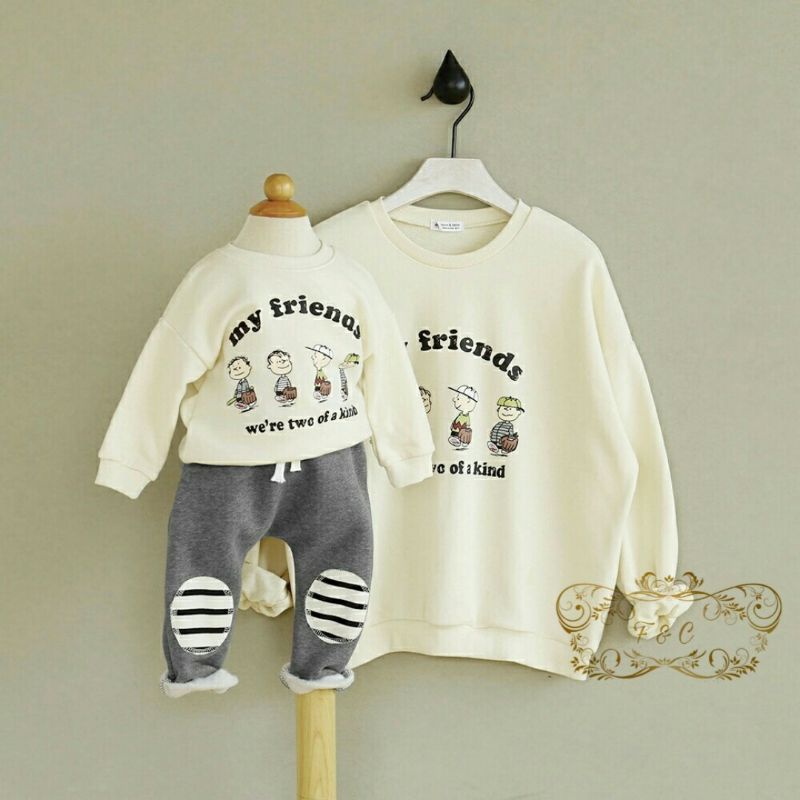 Baju Couple Mom dan Baby / Baju pasangan ibu anak / My Friend