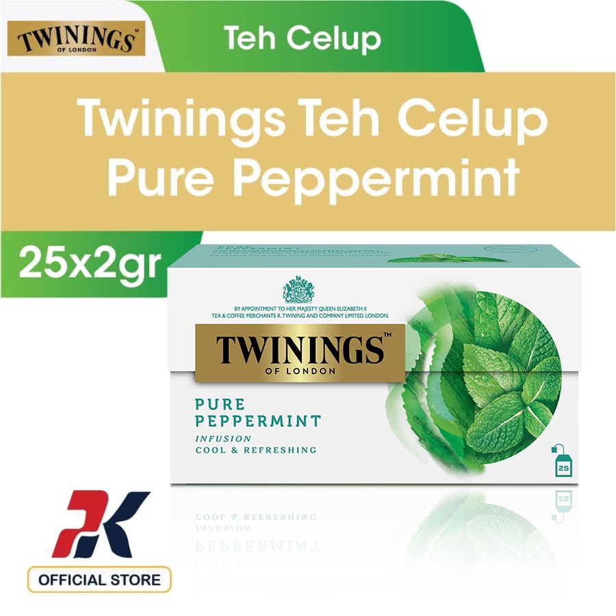 

Twinings Teh Celup Pure Peppermint 25x2gr