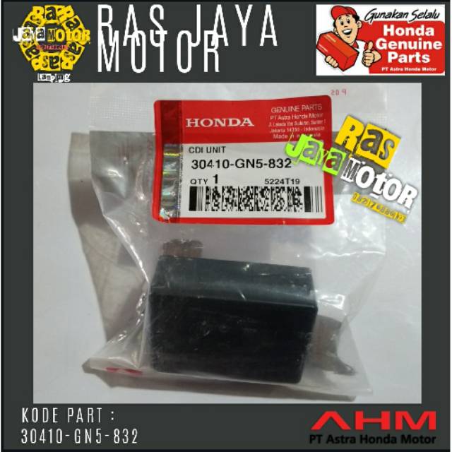 CDI Astrea Grand Legenda Supra Revo ORI AHM  30410-GN5-832