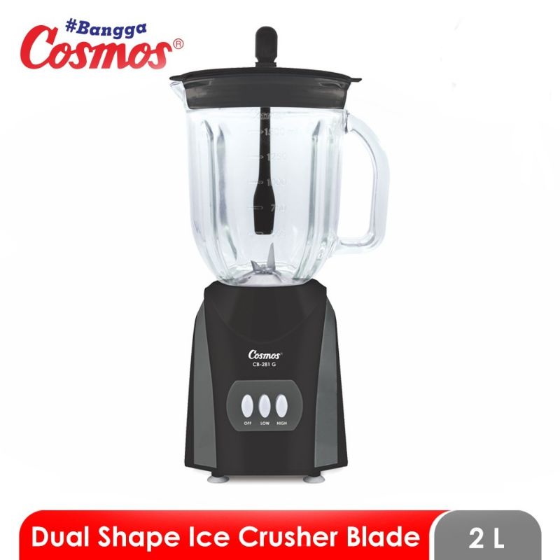 blender 2 liter cosmos cb-281 g / blender kaca cosmos CB 281g / blender 2L cosmos cb281g