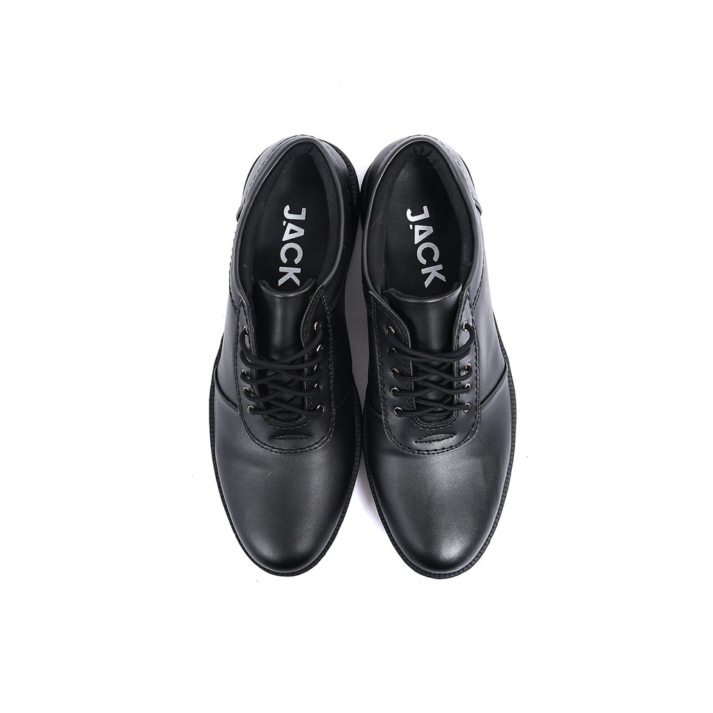 Carlton Black | Sepatu Pria Hitam Casual Pantofel Kerja Formal Fantopel Pantopel Ori | FORIND x JACK