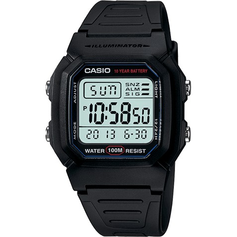 Jam Tangan Casio Original W-800H-1A / W-800H-1B