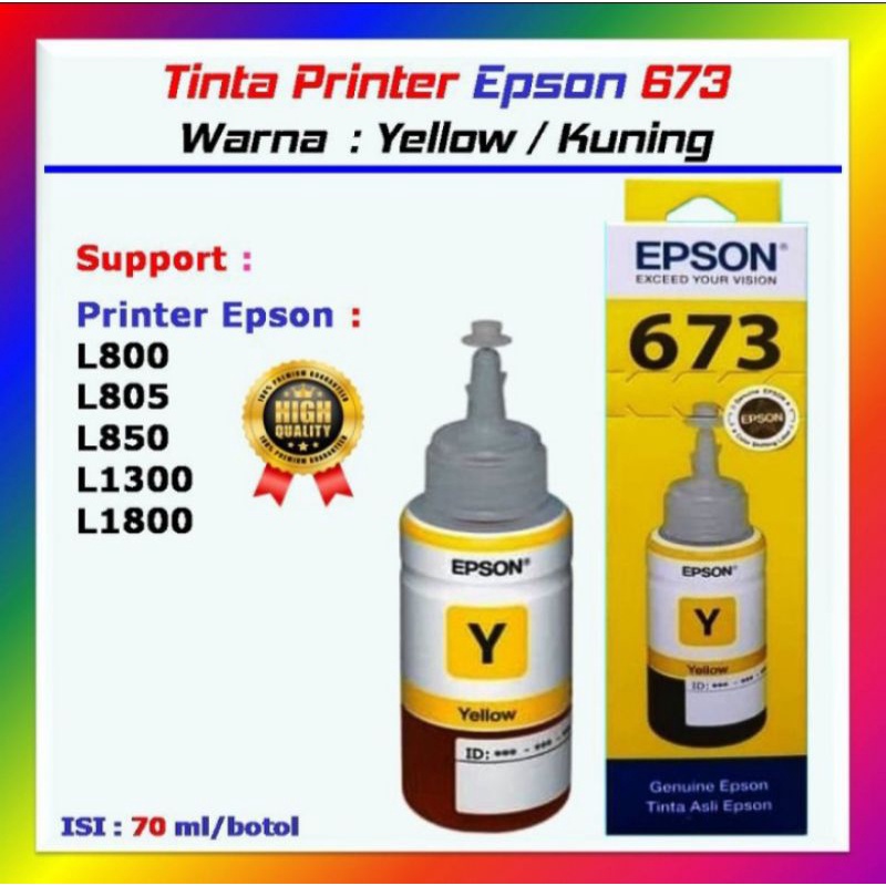tinta Epson 673 premium