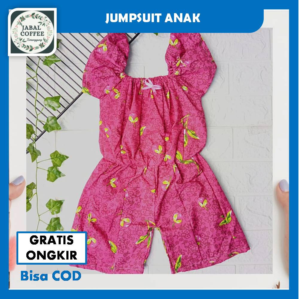 Jumpsuit Pendek Anak / Jumpsuit Bayi Perempuan 6 Bulan - 2 Tahun / Pakaian Jumpsuit Anak cewek J110