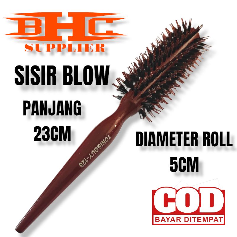 sisir blower blow bulat salon barbershop barber pangkas gunting cukur potong rambut bulat roll