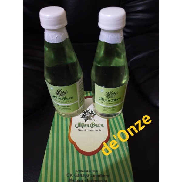 MINYAK KAYU PUTIH HIJAU BURU ASLI AMBON 100 ml