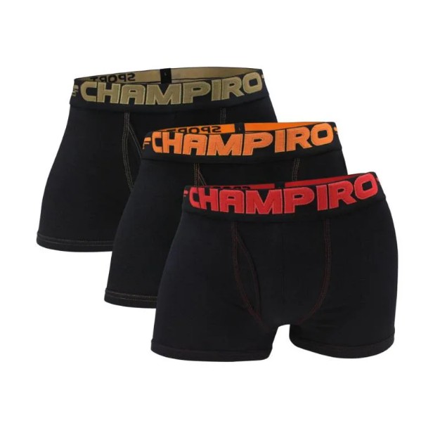 Celana Boxer CHAMPIRO 0333 | 3 Pcs CD Pria Dewasa Pakaian Dalam Pendek Laki Laki | Sguna