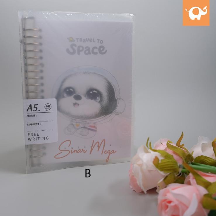 

[KODE 970] Travel To Space File Binder A5 / Loose Leaf Leaf Binder Lucu Unik Murah