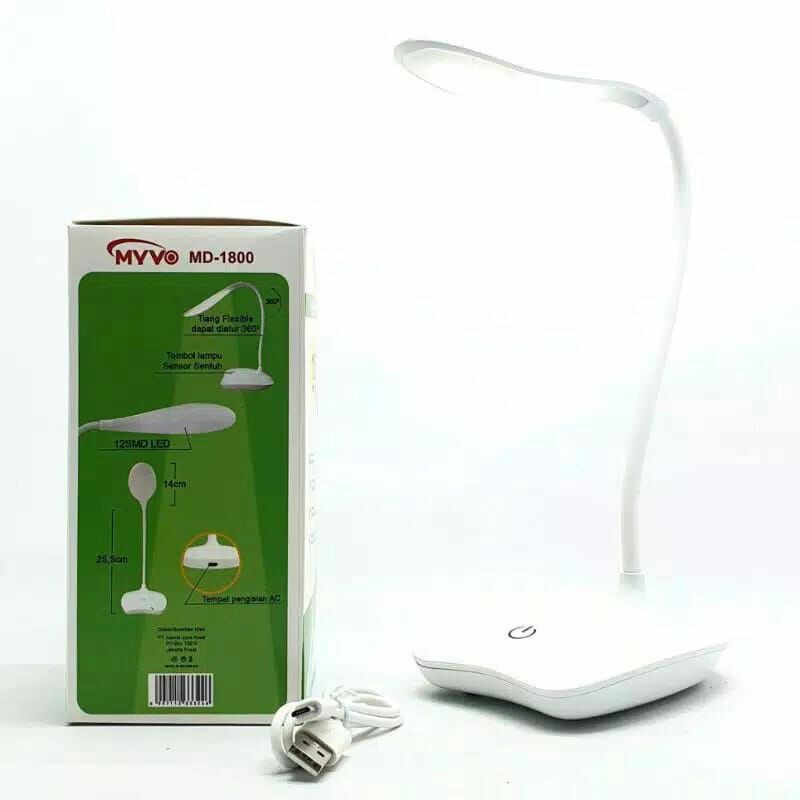 Lampu Belajar / Lampu Baca Cas Myvo MD-1800