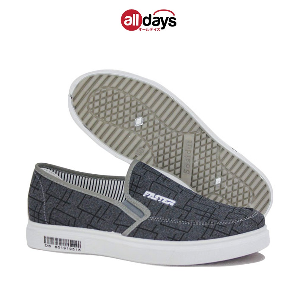 Sepatu Sneakers Slip On Casual Pria 2104-1229 size 39-44