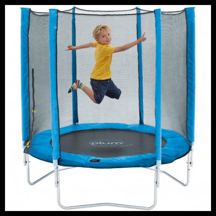 Mainan Trampolin 6 Ft Plum Junior Trampoline And Enclosure Playground Shopee Indonesia