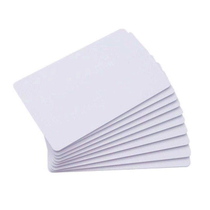 Kartu Pvc Polos Blank iD card bs inkjet Tanpa Chip Thermal Overlay ISO
