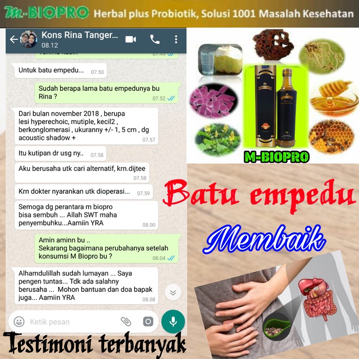 TERBAIK  M BIOPRO Obat Herbal Batu Empedu | Obat Untuk Batu Empedu | Obat Tradisional Batu Empedu