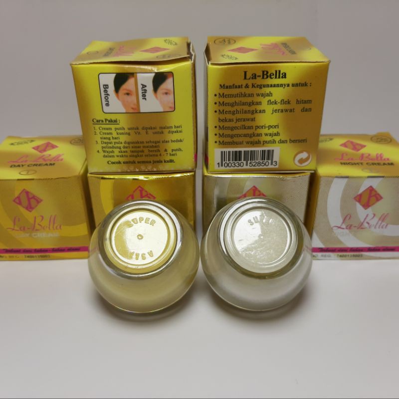 CREAM LABELLA SIANG &amp; MALAM ORIGINAL ecer