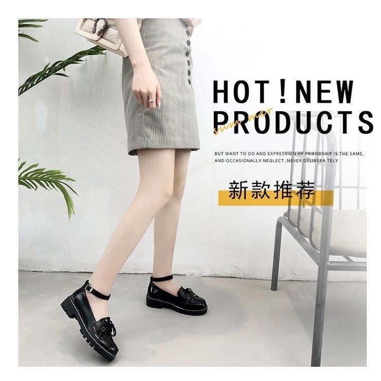 [ ORIGINAL IMPORT ] Sepatu Docmart Wanita Hitam Sepatu Oxford Wanita Import Premium Quality SI 144