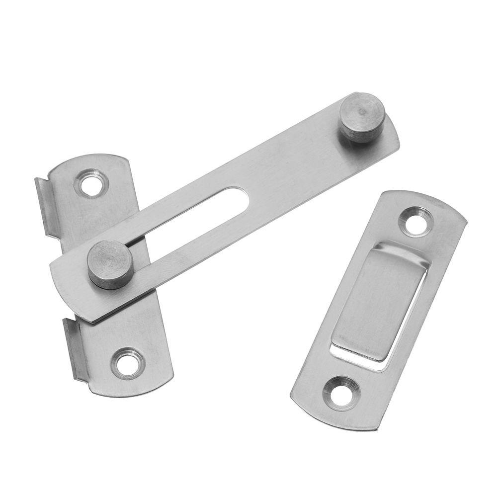 Wonder Hasp Fitting Hardware Sekrup Stainless Steel Silent Gate Buckle Pengaman Kabinet Menangkap