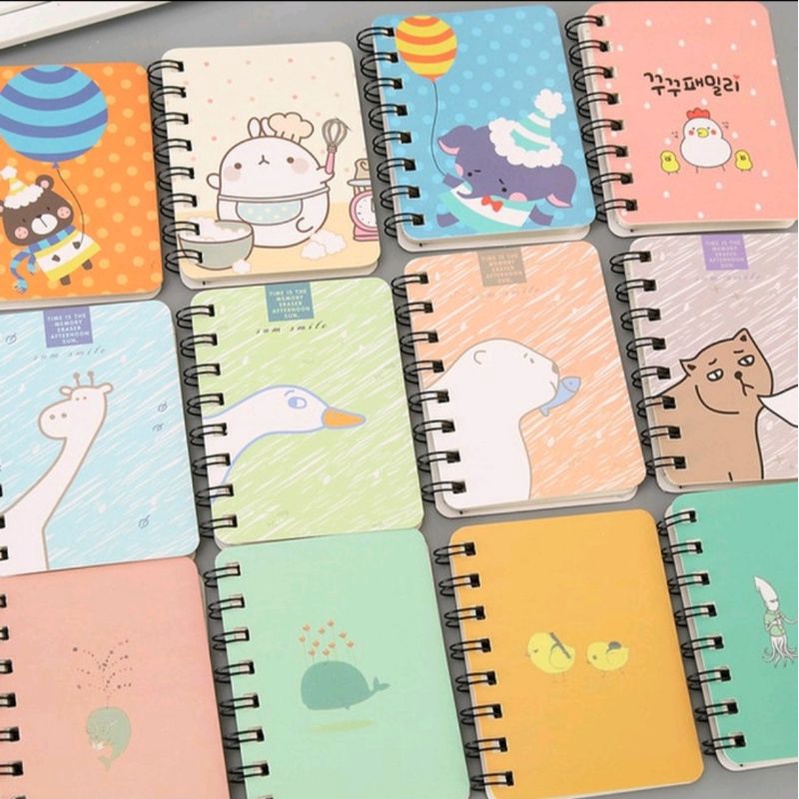 

BUKU MEMO KECIL NOTEBOOK MINI BUKU CATATAN KECIL MOTIF CUTE