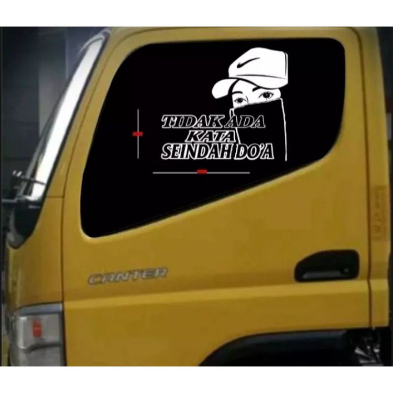 STIKER KACA MOBIL, TRUK, ELF, PICK UP