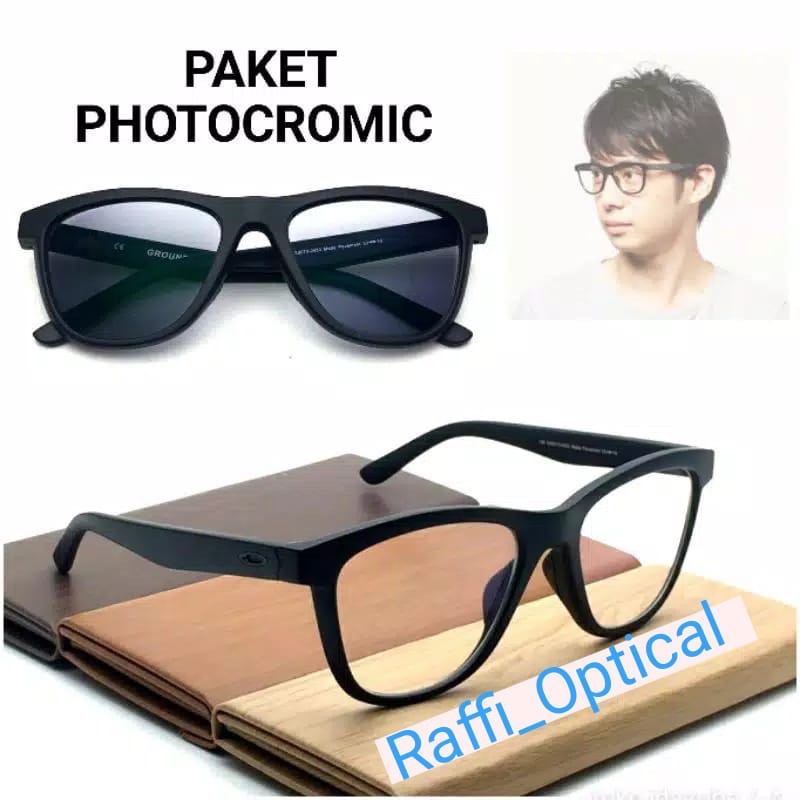 Terbaru Kacamata Minus 8070 Kotak Korea Fashion Sudah Antiradiasi Uv Premium Quality