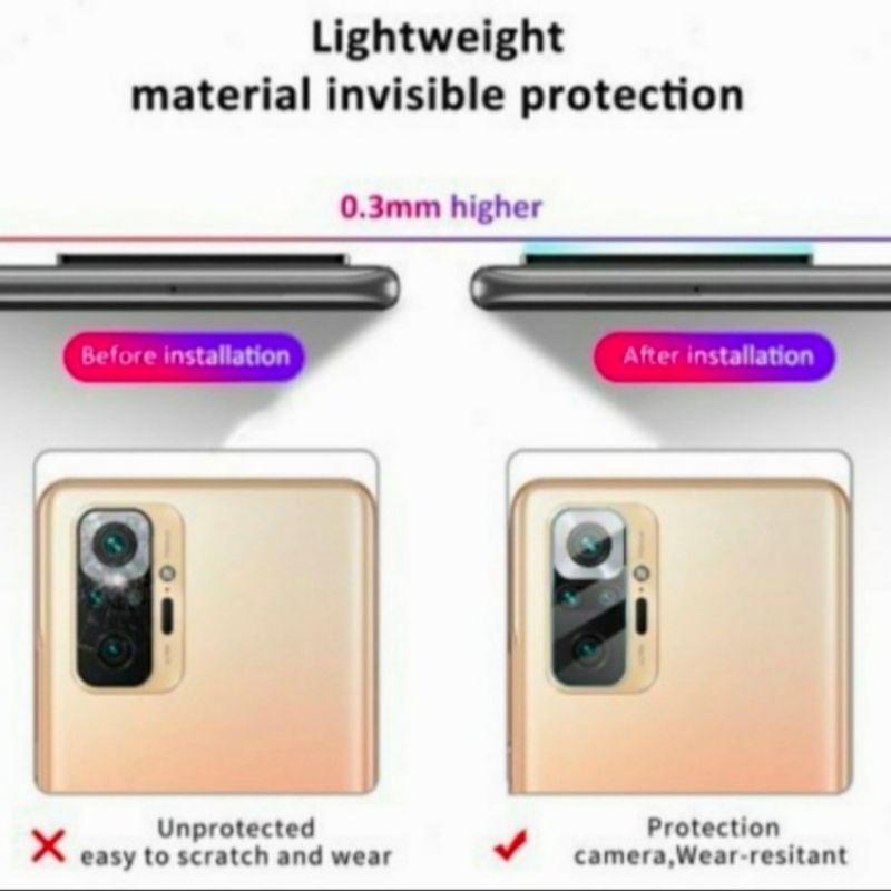 Xiaomi Redmi Note 10 10s 10 Pro anti gores kamera camera lens protection