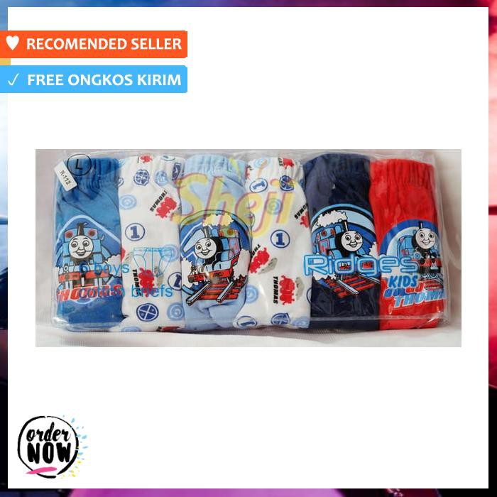 CELANA DALAM RIDGES ANAK COWO / LAKI LAKI "THOMAS" R 112 ISI 6 PCS
