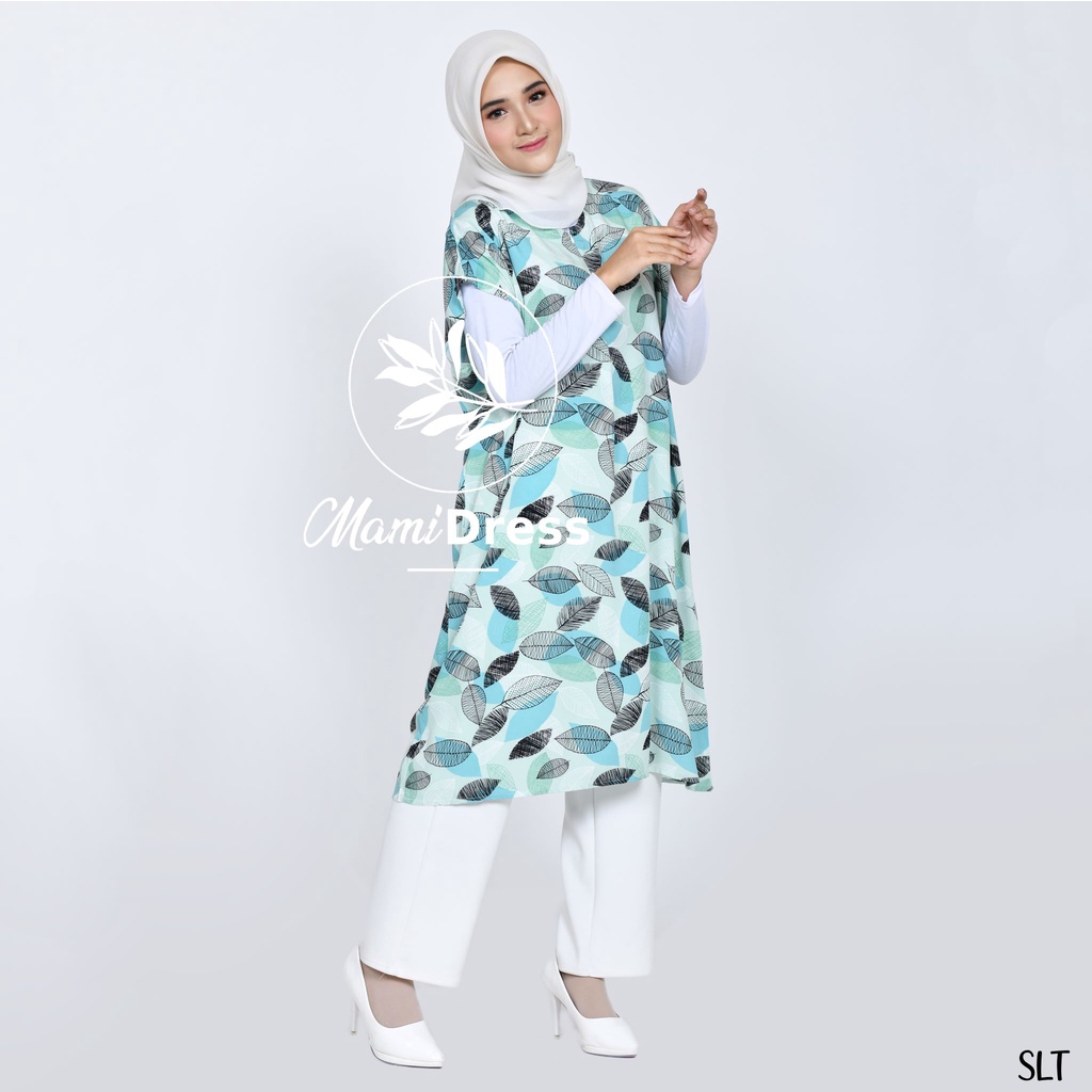 LEAF SERIES - Daster Premium Selutut Busui Friendly LD 120 PJ 100 / Daster Kekinian Mamidress