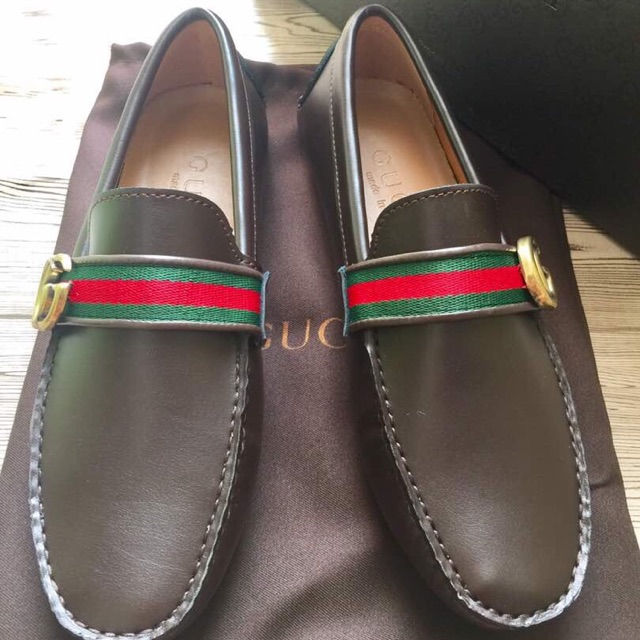 SEPATU LOAFERS GUCCI - COFFEE
