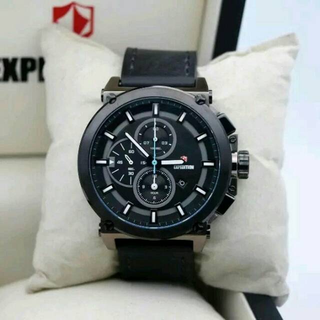 Jam tangan Expedition E 6612 Leather original terbaru