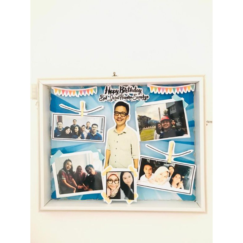 Download 3d Pop Art Hadiah Gift Ulang Tahun Wisuda Unik Pigora Frame 3d Shopee Indonesia