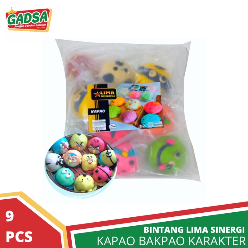 

KARAPAO Kapao Bapao Karakter Bakpao isi Coklat