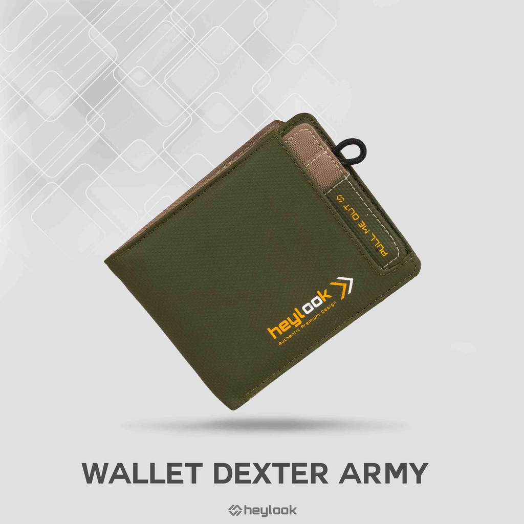 HEYLOOK Project - Dompet Pria Pendek DEXTER Waterproof Dompet Cowok Lipat Anti Air Dompet Kartu Uang ATM Distro Terbaru