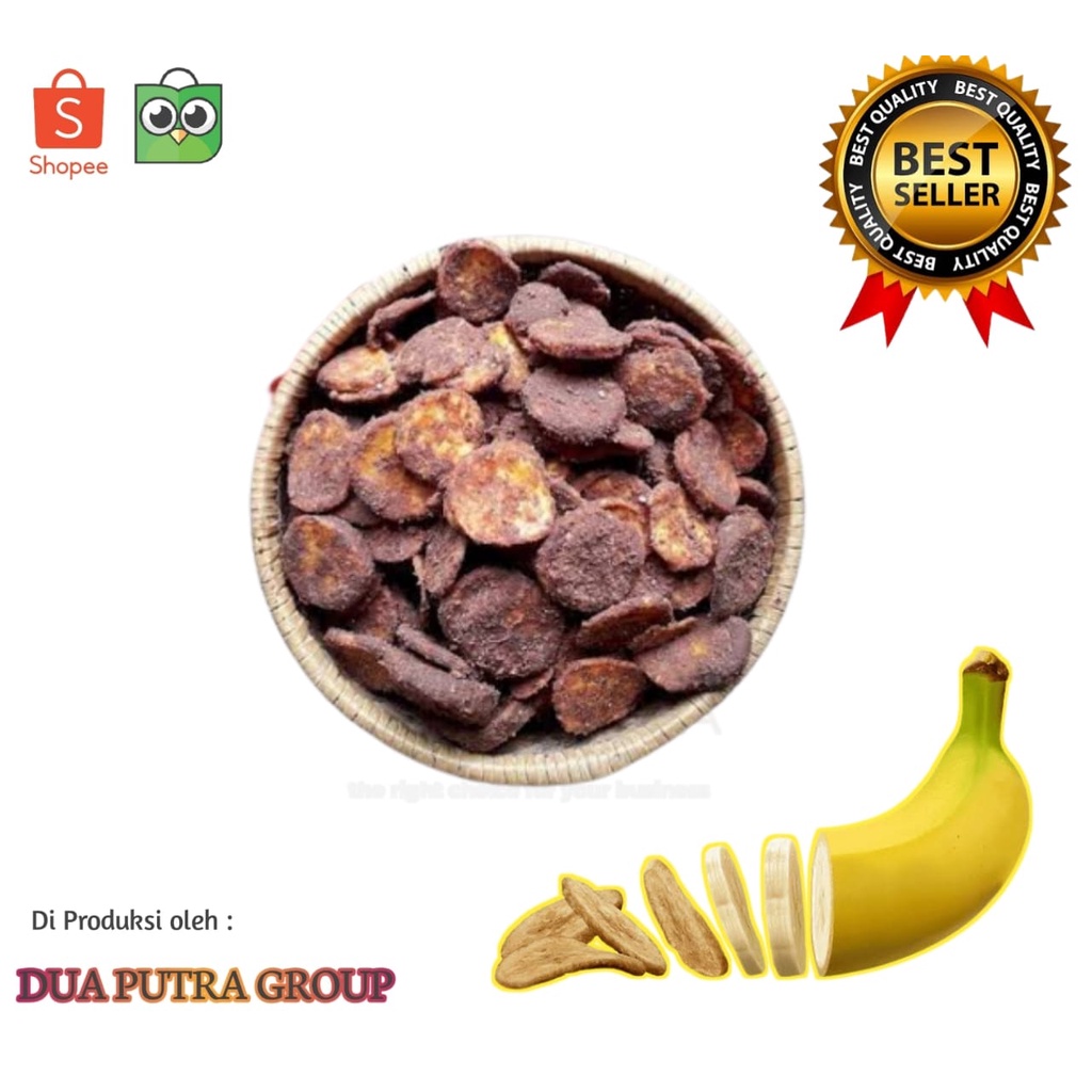 

KERIPIK PISANG COKLAT SPESIAL KHAS MALANG / FRESH CHIPS / HANDMADE