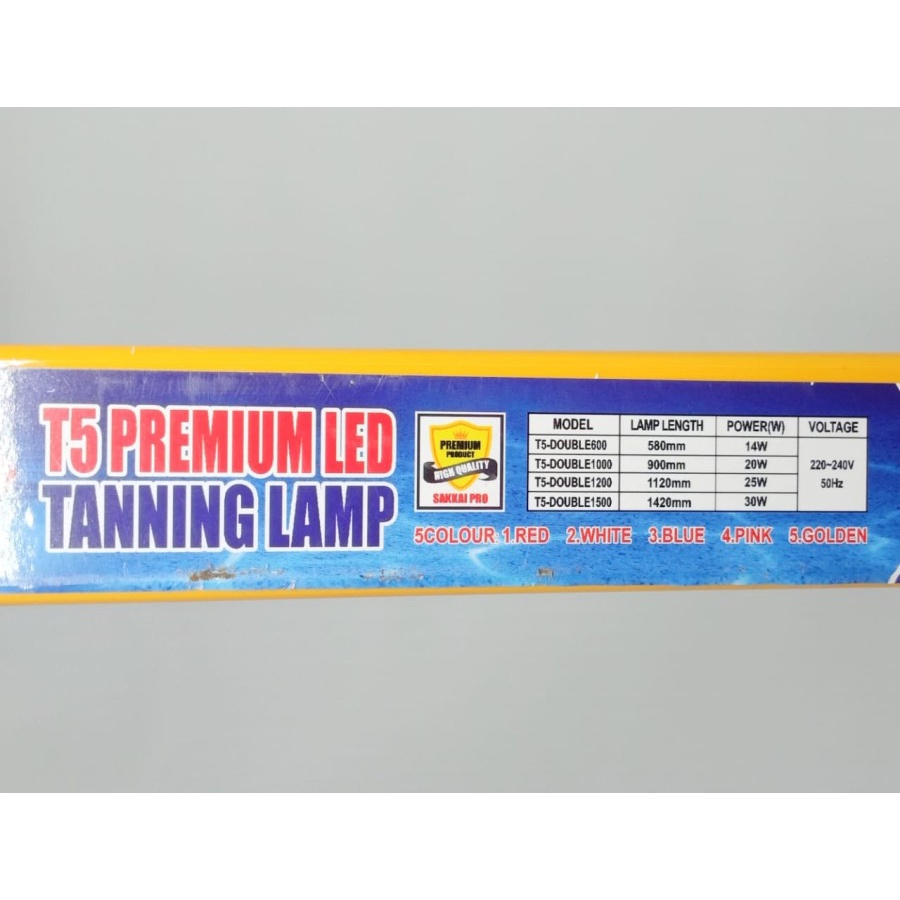 Sakkai Pro T5 600 Double LED Lampu Tanning Celup Aquarium Arwana Lohan