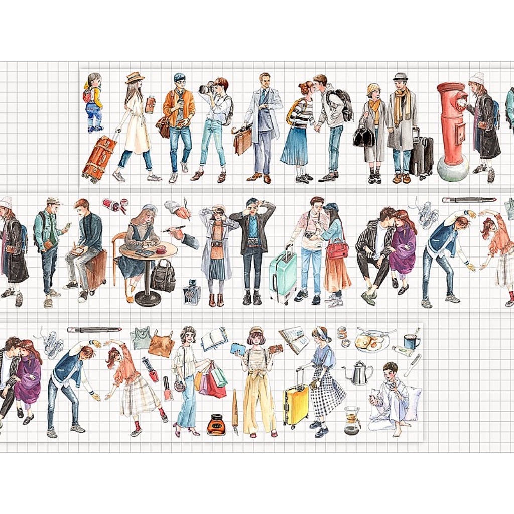 

Monchiichen PET The Travelers Washi Sampler