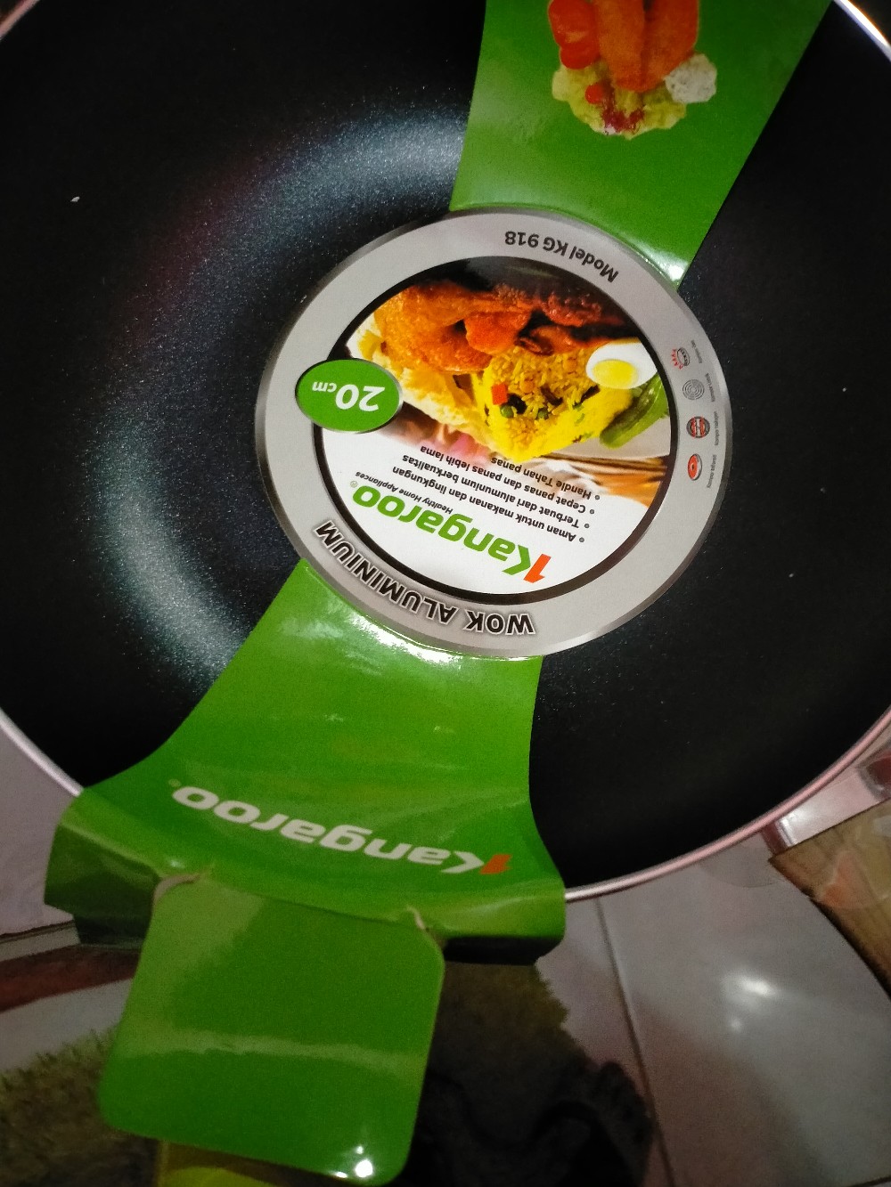 Kangaroo Aluminium Deep Frypan Kg-918 20cm
