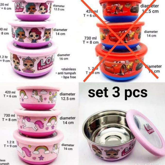 Terbaru  Tempat Makan Sekolah Anak Karakter / Rantang Makanan Anak Sekolah