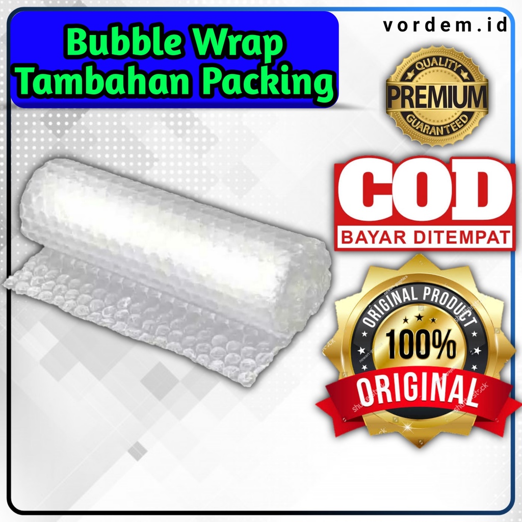 

Bubble wrap khusus tambahan packing biar aman