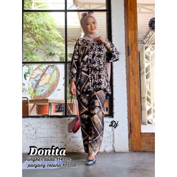 ONE SET DONITA / SETELAN WANITA LENGAN PANJANG / SETELAN WANITA