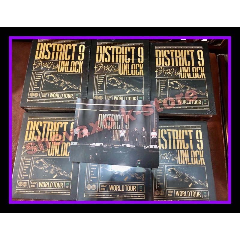 [READY STOCK]STRAY KIDS WORLD TOUR : DISTRICT 9 UNLOCK DVD